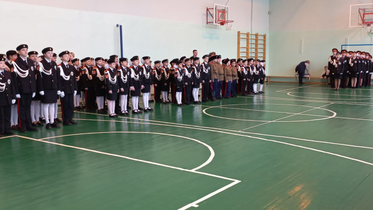 Праздник «Посвящение в кадеты» в МОБУ «СОШ № 4».
